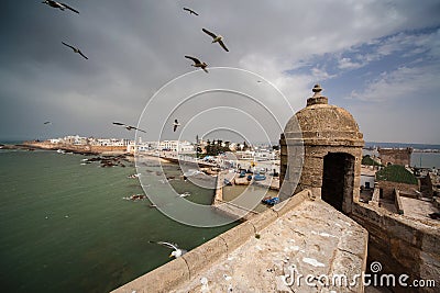 Essaouira, old Portuguese city in Morocco Stock Photo