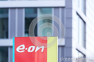 Essen, North Rhine-Westphalia/germany - 02 11 18: e.on headquarter in essen germany Editorial Stock Photo