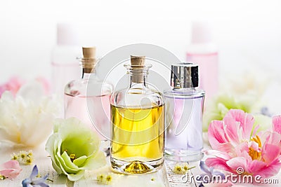 Essential aroma oil Stock Photo