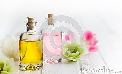 Essential aroma oil Stock Photo