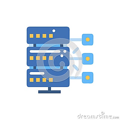 Essential Serverless Computing Icon for Cloud Solutions Stock Photo