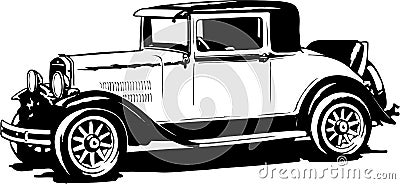 1930 Essex Illustration Vector Illustration