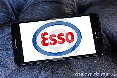 Esso logo Editorial Stock Photo