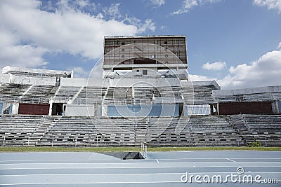 Estadio Panamericano is a multi-use stadium located near Cojimar Editorial Stock Photo