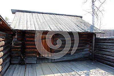 The estate of the peasant Zarubin (Taltsy Museum) Stock Photo