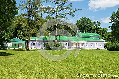 Estate of the mother of the Russian writer Turgenev `Spasskoye-Lutovinovo` Editorial Stock Photo