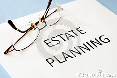 Estate planning Stock Photo