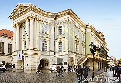 Prague, Czech Republic, estates theater. Editorial Stock Photo