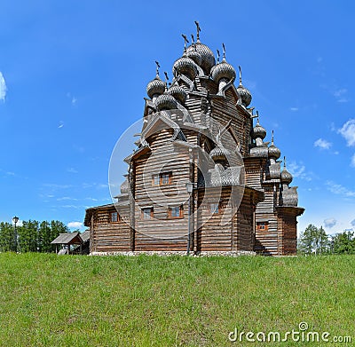 Estate of the Theologian` - ethnopark in Vsevolozhsk district of Leningrad region, Stock Photo