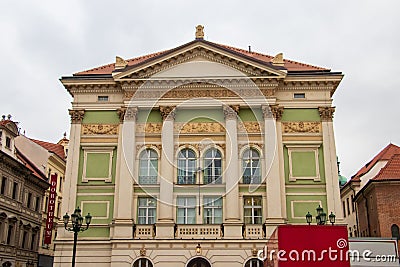 Estates Theater in Prague Editorial Stock Photo