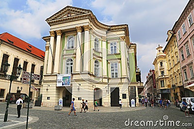 The Estates theatre in Prague, Czech Republic Editorial Stock Photo