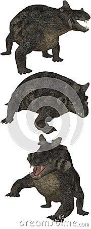 Estemmenosuchus Stock Photo