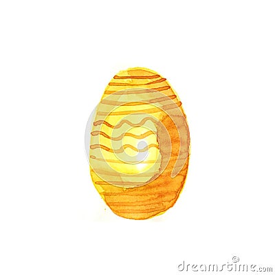 Ester Egg Water color Stock Photo