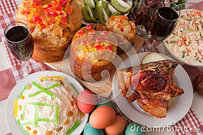 Ester meal Stock Photo