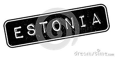 Estonia rubber stamp Vector Illustration