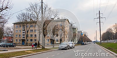 Estonia Tallin city distric Kopli Editorial Stock Photo