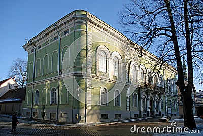 The Estonian Knighthood House on Kiriku platz in Tallinn, Estonia Stock Photo
