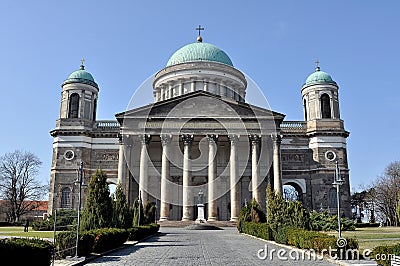 Esztergom basilica Stock Photo