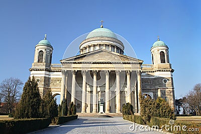 Esztergom Basilica, Hungary Stock Photo