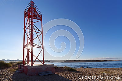 Etel river in Morbihan coast Stock Photo