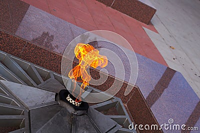 The eternal flame Stock Photo