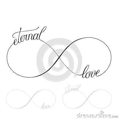 Eternal Love Vector Illustration