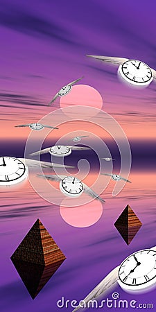 Eternal Time Stock Photo