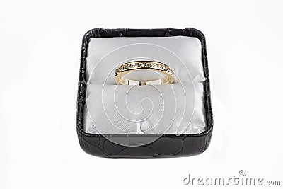 Eternity Ring Stock Photo