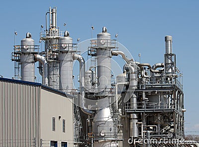 Ethanol Plant Stock Photo