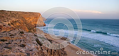 Ethel Beach at Dusk Stock Photo