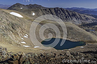 Ethel Lake James Peak Wilderness Stock Photo