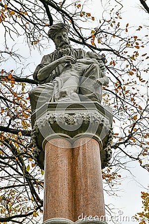 Ether Monument - Boston, Massachusetts Stock Photo