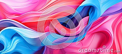 Ethereal earth inspired fluid abstract patterns depicting vibrant and artistic representations Cartoon Illustration