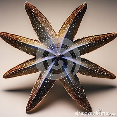 An ethereal, sentient starfish, dancing in a cosmic ballet of twinkling stars4 Stock Photo