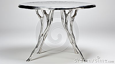 Ethereal Upside Down Silver Table Inspired By J Scott Campbell Stock Photo