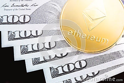 Ethereum coin Editorial Stock Photo