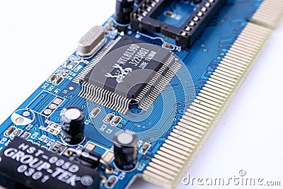 Ethernet card pc Editorial Stock Photo