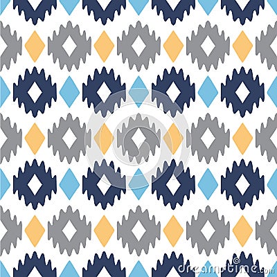 Ethic seamless pattern. Cartoon Illustration