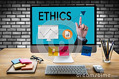 ETHICS , Business Team ETHICS , Business Ethics Integrity Honest Stock Photo