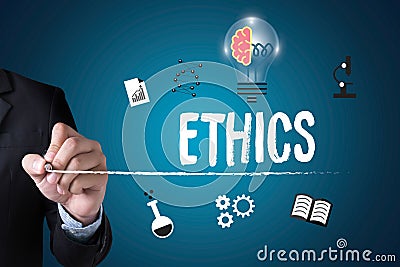 ETHICS , Business Team ETHICS , Business Ethics Integrity Honest Stock Photo