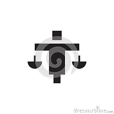 Ethics vector icon logo design Vector Illustration