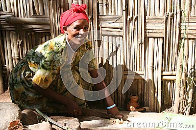 Ethiopian Woman Editorial Stock Photo