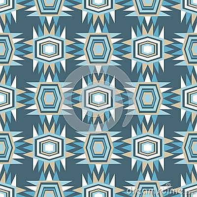 Ethnic boho seamless pattern. Retro motif. Stock Photo