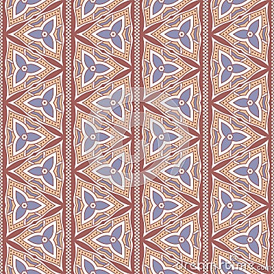 Ethnic boho seamless pattern. Tribal art, geometric print, border ornament. Background texture, wrapping, wallpaper Stock Photo