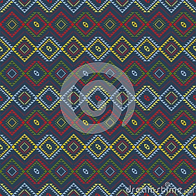 Ethnic colored pattern Vector Illustration