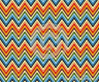 Ethnic colorful seamless pattern Vector Illustration