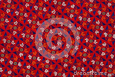 Ethnic embroidery pattern Stock Photo