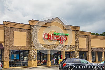 Ethnic food market Chicago store Editorial Stock Photo