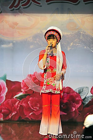 Ethnic minority dancing Editorial Stock Photo