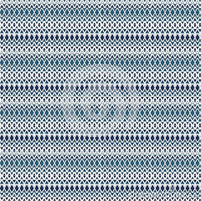 Ethnic pattern background with geometrical elements. Simple repeating geometric texture. Seamless colorful background Vector Illustration